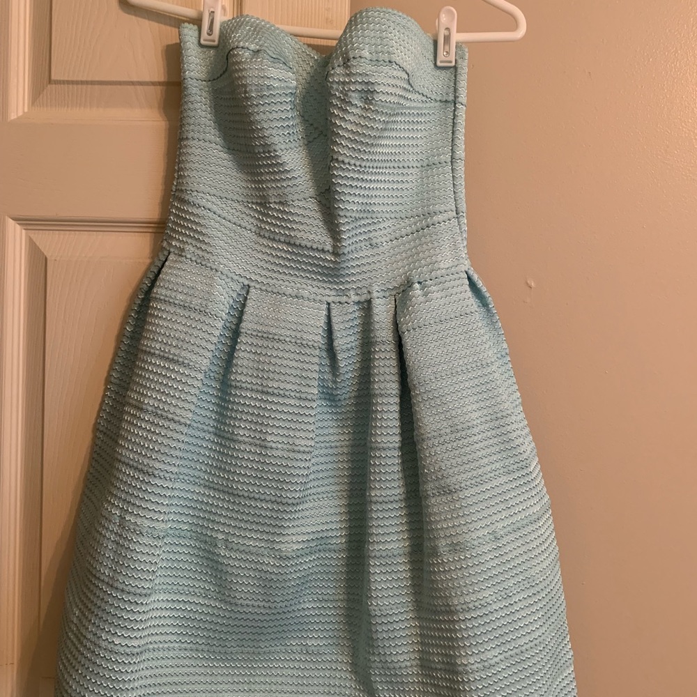 Short Turquoise Dress